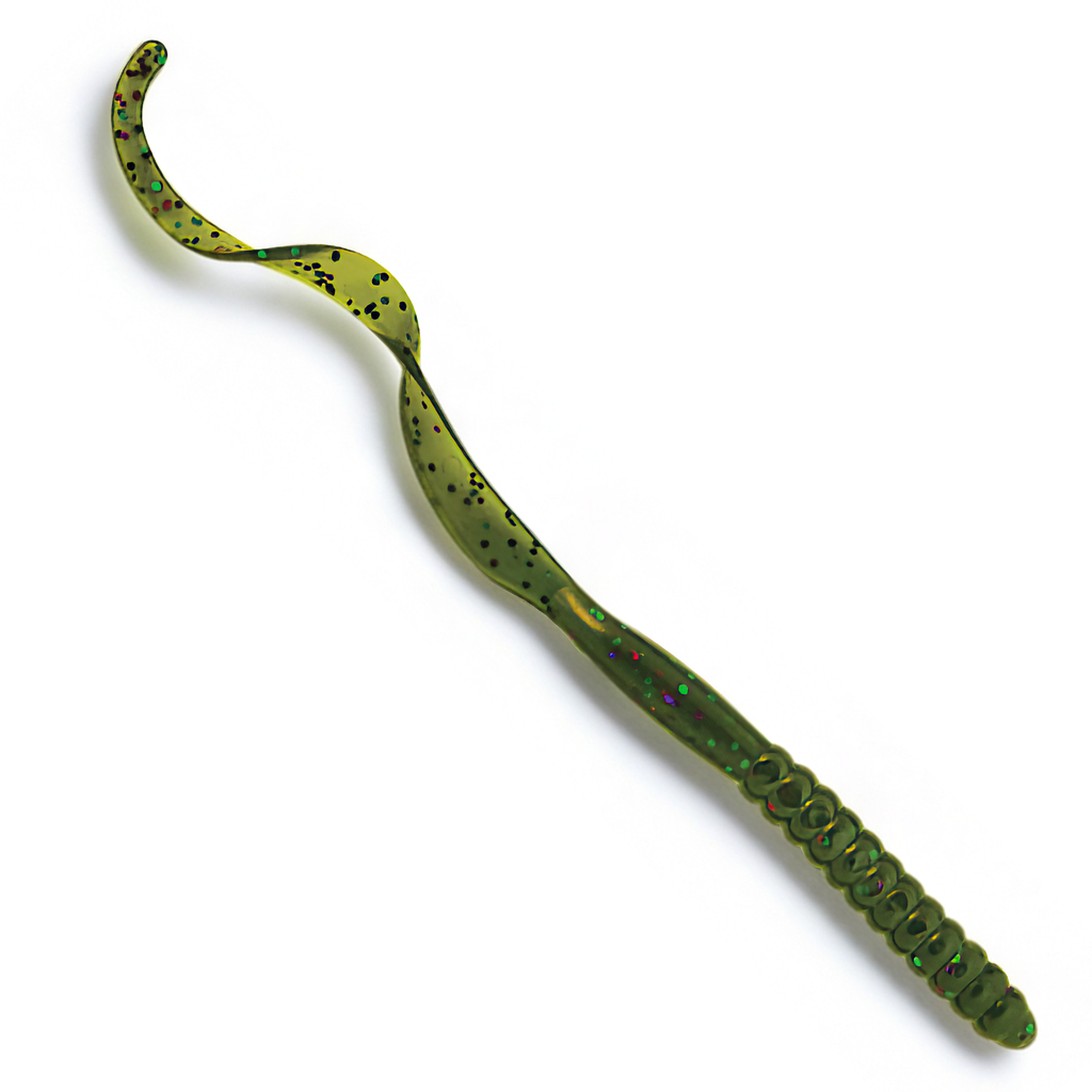 The Culprit Original Worm in Watermelon Candy color on a white background
