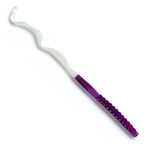 The Culprit Original Worm in Grape White Tail color on a white background