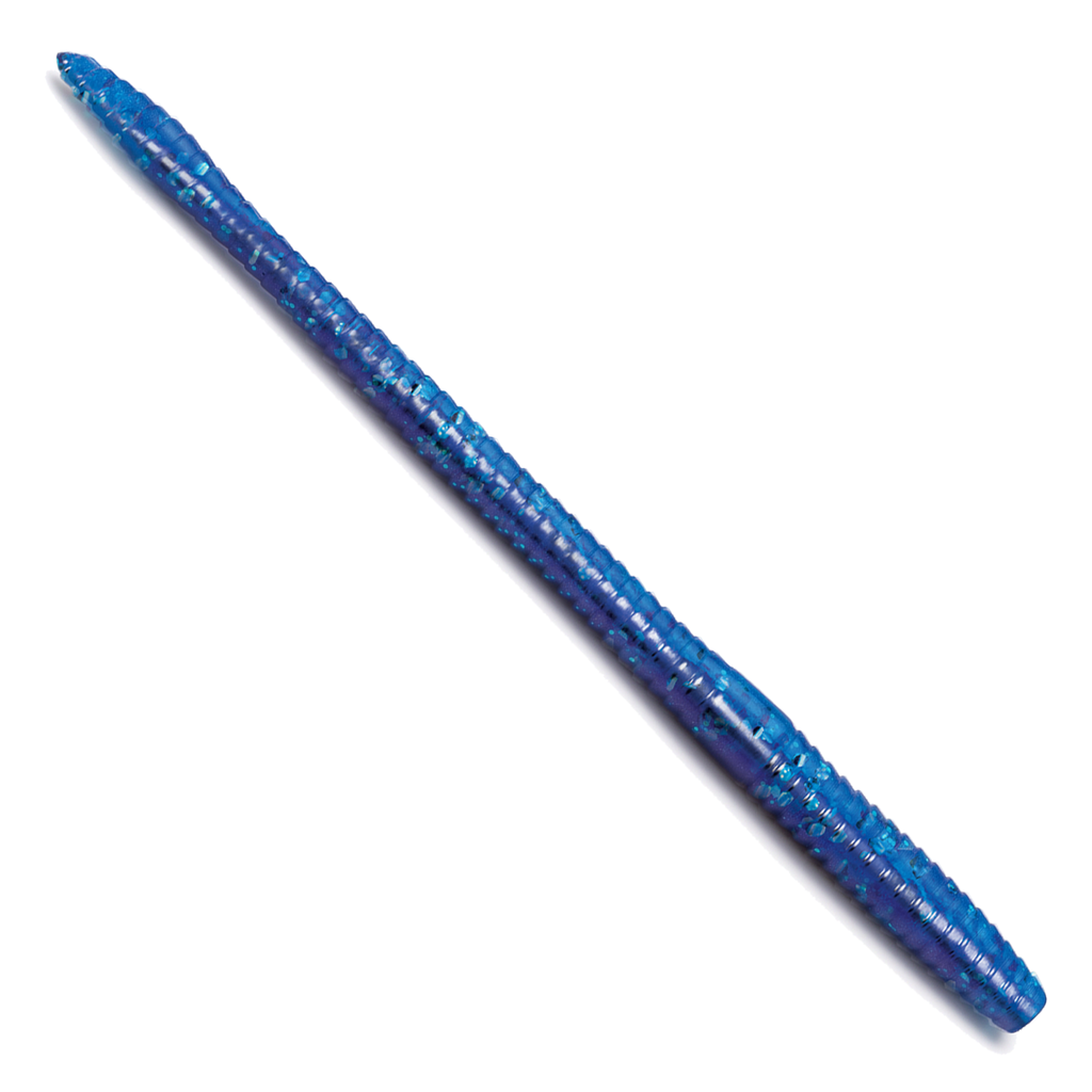 The Culprit T-Rex finesse bait in Sapphire Blue color on a white background