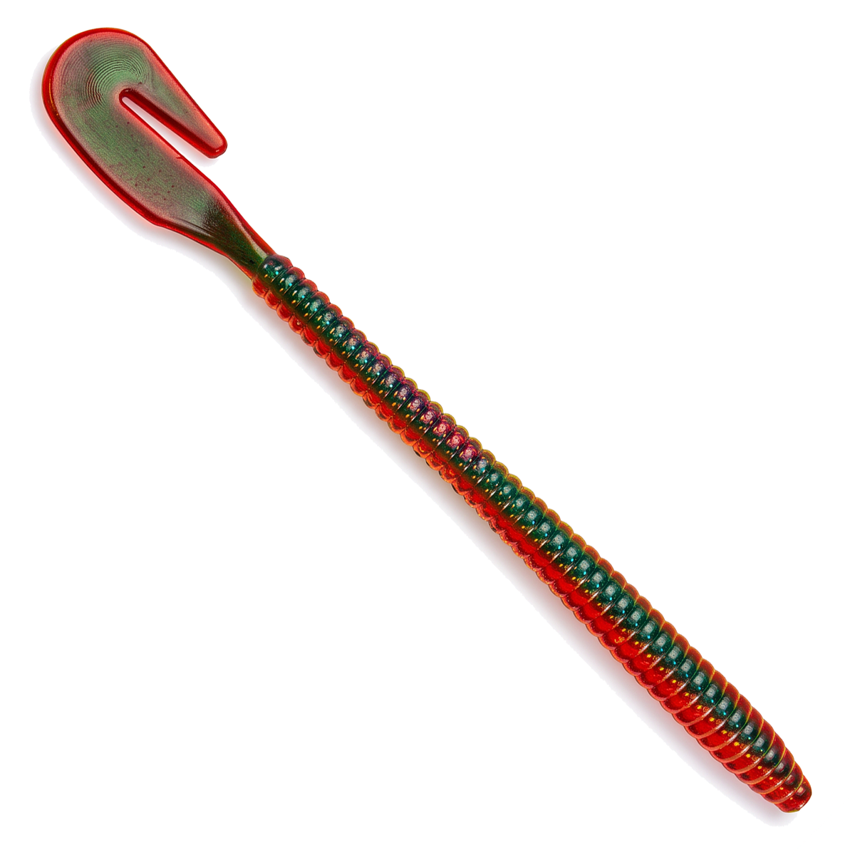 The Culprit Fast Vibe reaction bait in Red Shad color on a white background