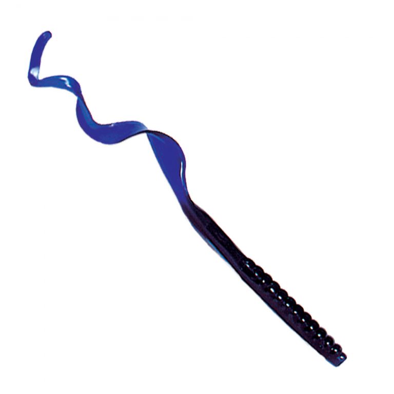 Culprit C720-28 Ribbon Tail Worm - 7.5 Inches, Black Firetail, 13 Count Bag
